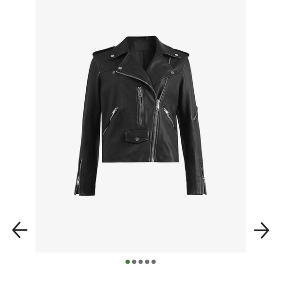 Allsaints Darnley leather jacket - Picture 2 of 9
